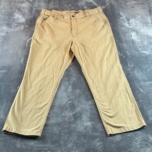 Carhartt BN2291-M Rugged Flex Relaxed Fit Canvas Work Pants Tan Mens 38x30